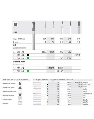 FG 302/6  806-018 FG DIAM. MEDIO 6U.
