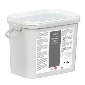 COBRA oxido aluminio 110 µ blanco 12,5 kg