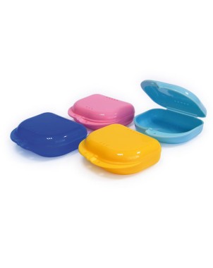 CAJA ORTODONCIA 80x78x28mm. COLORES SDO. 12u.