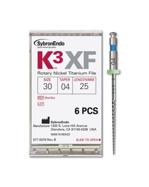 K3 XF FILE.25/.08 17mm. 6uds.