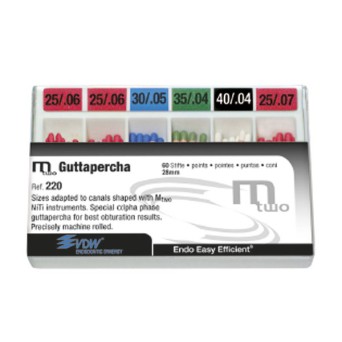 GUTAPERCHA MTWO CONICIDAD .06 Nº40 60u.