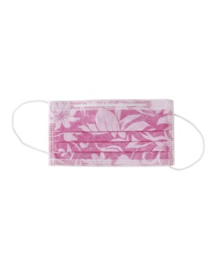 FMP3/RFLO MASCARILLA FLORAL ROSA 50u.