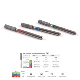 836C-012 FRESA FG DIAMANTE FIG 110 GRUESO 5 U.