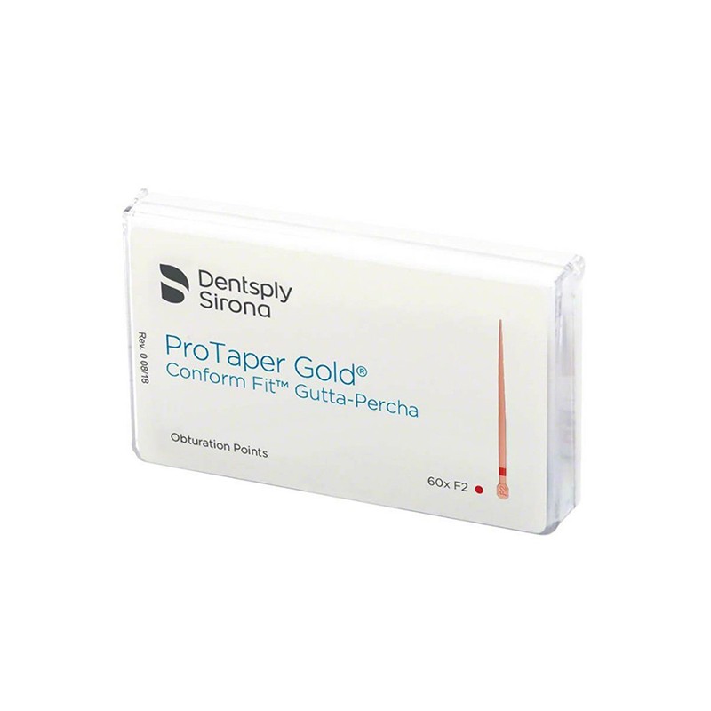 PROTAPER GOLD CONFORM FIT puntas gutapercha F2/F3 60 ud