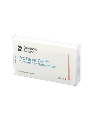 PROTAPER GOLD CONFORM FIT puntas gutapercha F2/F3 60 ud