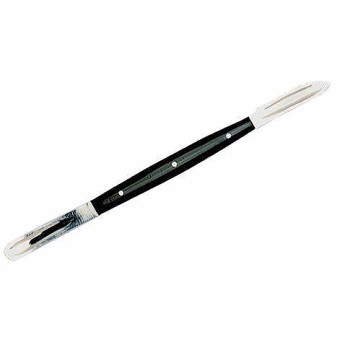 ESPATULIN CERA MESTRA c/cavidad grande mango negro