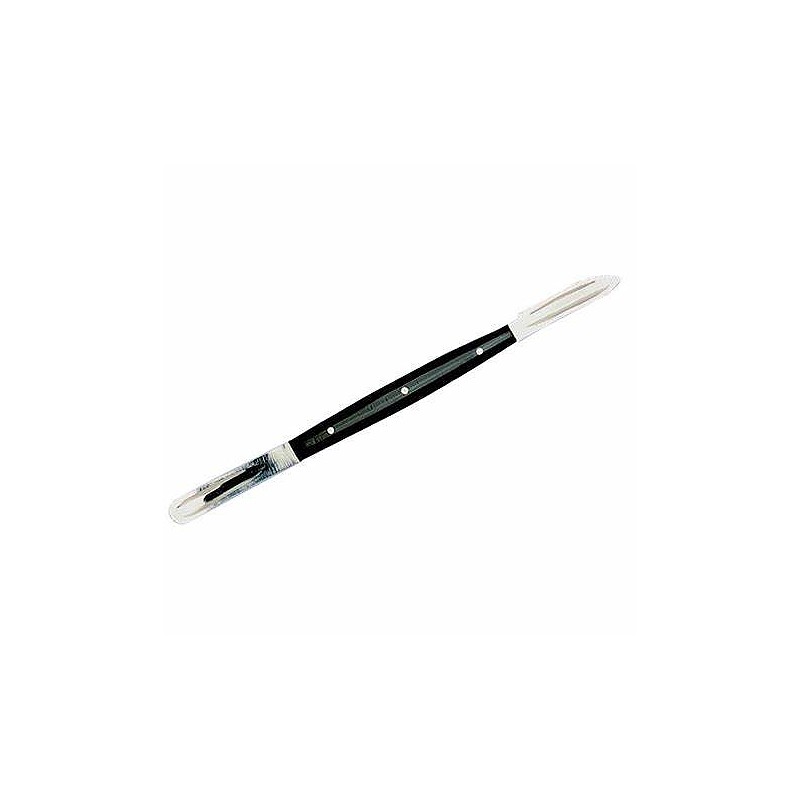 ESPATULIN CERA MESTRA c/cavidad grande mango negro