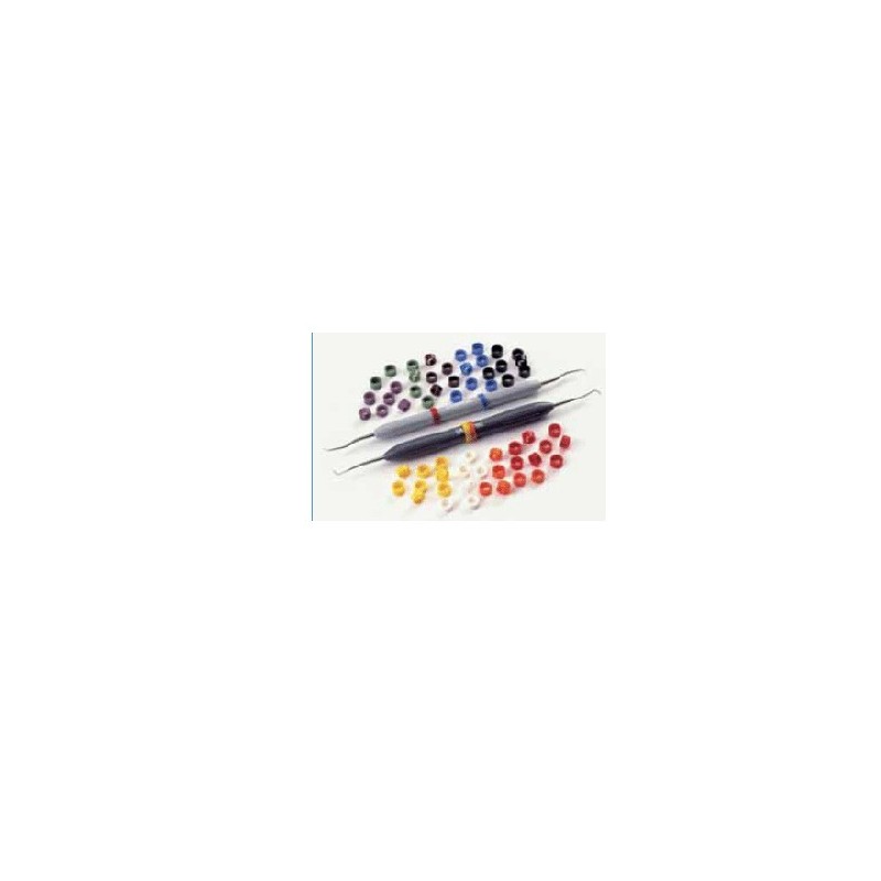 ANILLOS IDENTIFICADORES LM verdes 50 ud