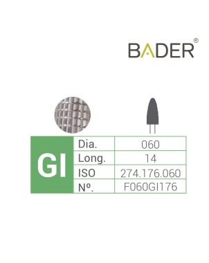 Fresa Carburo de Tungsteno F060GI176 ISO.500.104.274.176.060 BADER