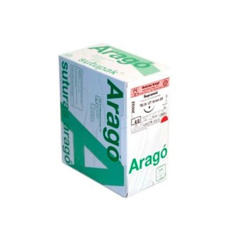 SUTURA ARAGO TB15 4/0 supramid triangular 36 ud