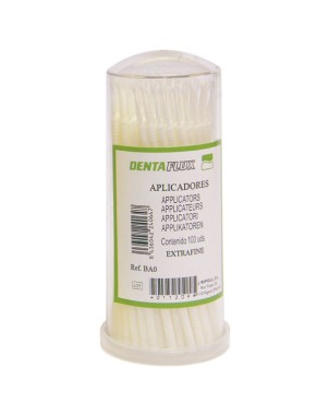 MICROAPLICADORES EXTRA-FINOS BLANCOS 100u.