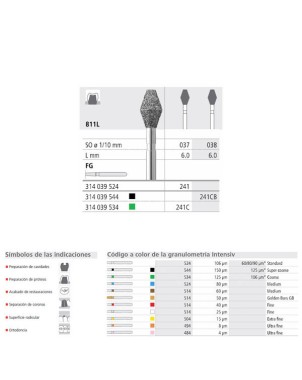 FG 241/6  811L-037 FG DIAM. MEDIO 6U.
