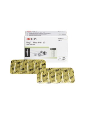 RELYX FIBER POST 3D poste de fibra 3D nº 1 amarillo 10 ud