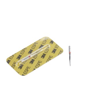 RELYX FIBER POST 3D poste de fibra 3D nº 2 rojo 10 ud
