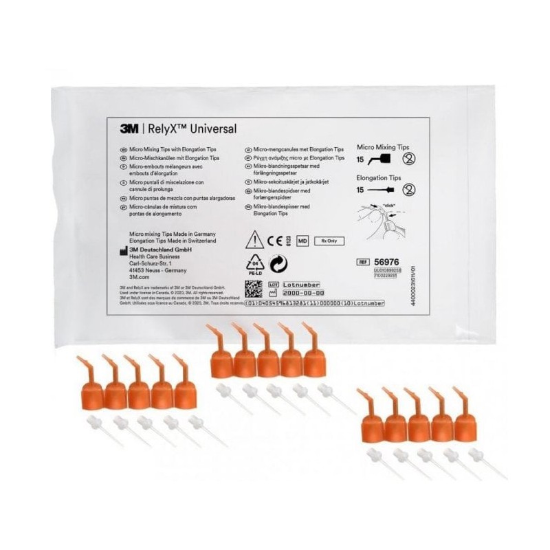 RELYX UNIVERSAL micro puntas mezcla-puntas elongacion 15+15