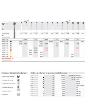FG 400N/6  801-025 FG DIAM. MEDIO 6U.