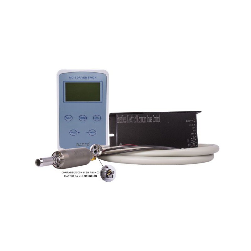 Set de integración con micromotor de inducción y manguera polivalente BADER
