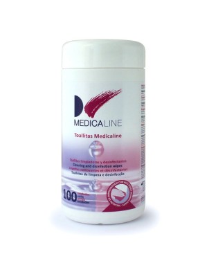 TOALLITAS DESINFECTANTES MEDICALINE BOTE 100uds.