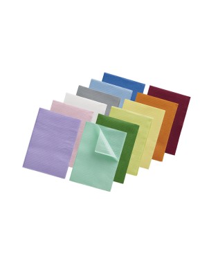 S10/GREY SERVILLETAS GRISES PAPEL/PLASTICO 500u