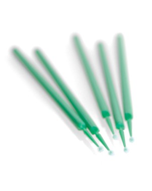 MICROAPLICADORES FINOS VERDE CLARO 400u.