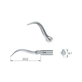 Inserto - Punta de Ultrasonidos de Inox-Titanio G4 EMS BADER
