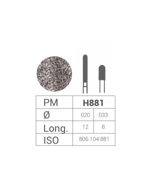 Fresas de Diamante HP ISO.806.104.001.881.033 BADER