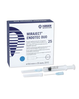 AGUJAS MIRAJECT ENDOTEC DUO 27g LUER 0.40x25 25u.