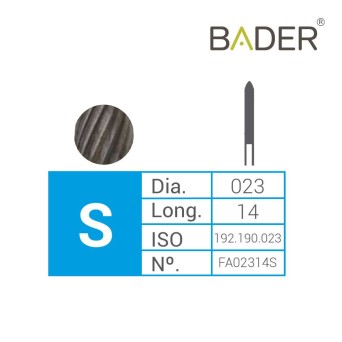Fresa Carburo de Tungsteno FA02314S ISO.500.104.192.190BADER® DENTAL