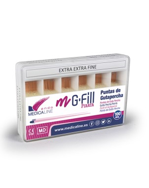 m-g-Fill GUTAPERCHA PIRATA ROSA MEDIUM 100u