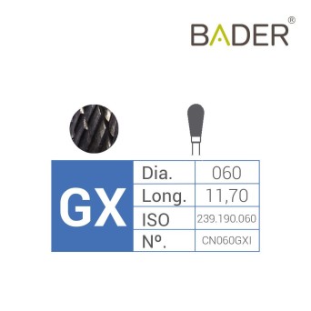 Fresa Carburo de Tungsteno CN060GXI ISO500.104.239.190.060 BADER