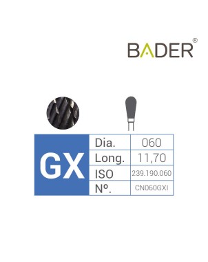 Fresa Carburo de Tungsteno CN060GXI ISO500.104.239.190.060 BADER