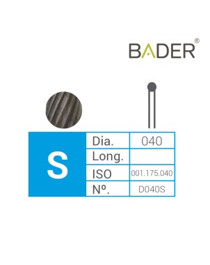 Fresa Carburo Tungsteno D040S ISO.500.104.001.175.040 BADER