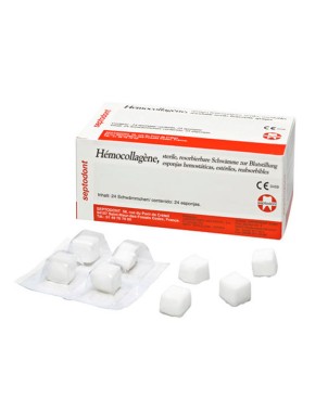 HEMOCOLLAGENE 15x15x8mm. 24u.