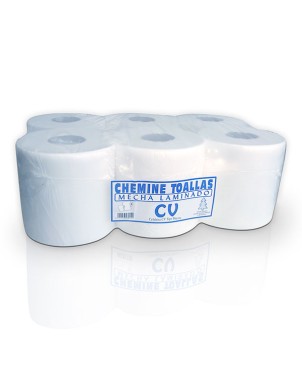 BOBINA SECAMANOS CHEMINE 100% PAPEL 6u.