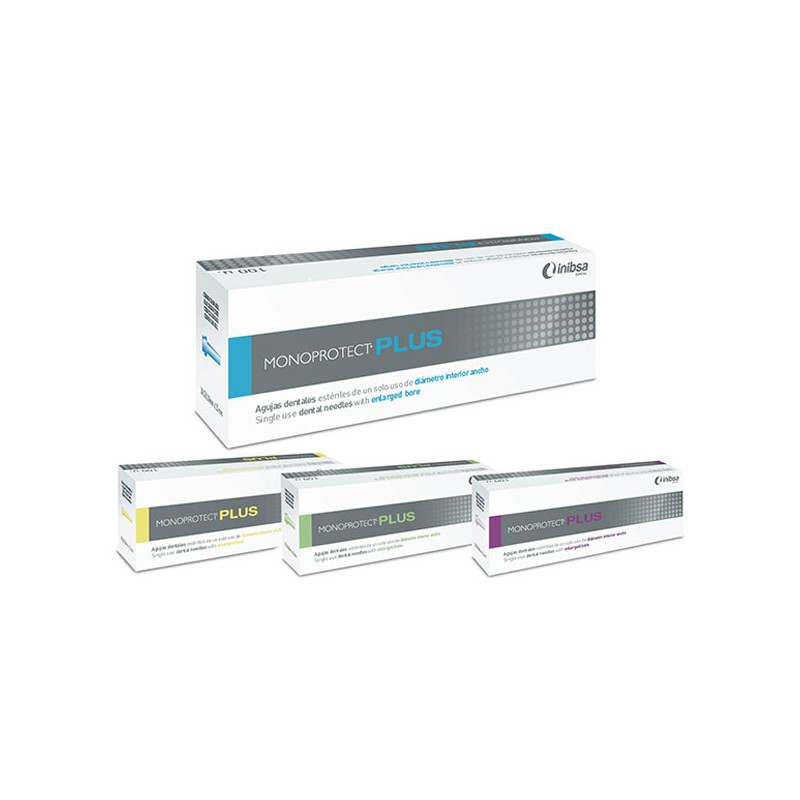 AGUJA MONOPROTECT INIBSA PLUS 30G  0,3x25mm. 100u.