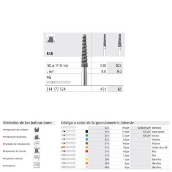 FG 6S/6 848-023 FG ESPIRAL DIAM. MEDIO 6U.