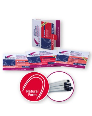 Arco ML NiTi térmico rect inf 16x16 Nat. form 10u.