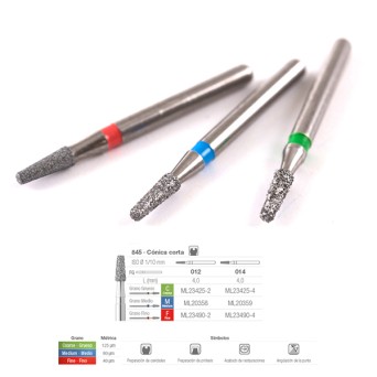845C-012 FRESA FG DIAMANTE FIG 168 GRUESO 5 U.