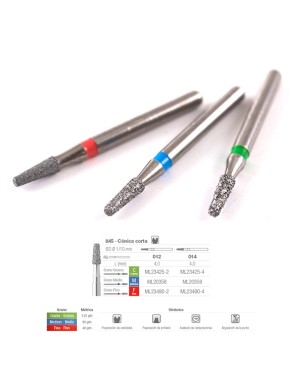 845C-012 FRESA FG DIAMANTE FIG 168 GRUESO 5 U.