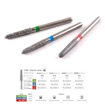 878KC-012 FRESA FG DIAMANTE FIG 298 GRUESO 5 U.