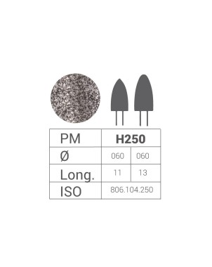 Fresas de Diamante HP ISO.806.104.001.250.060 BADER