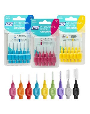 CEPILLO INTERDENTAL ROSA 0.4mm. BLISTER 6u.