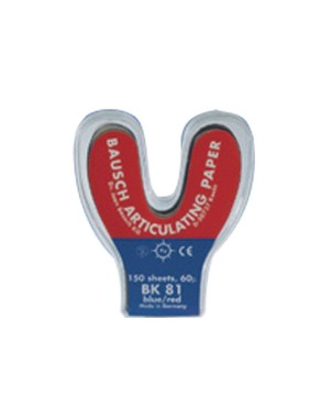 BK 81 papel articular herradura azul/rojo 150 h