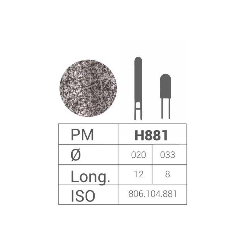 Fresas de Diamante HP ISO.806.104.001.881.020 BADER