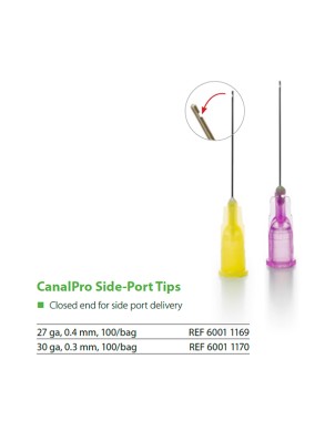 CANALPRO PUNTAS SIDE-PORT 27GA 100u.