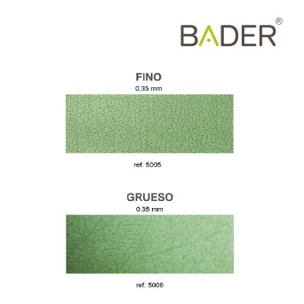 Cera Colado Rugosa Gruesa 0.35mm Verde BADER