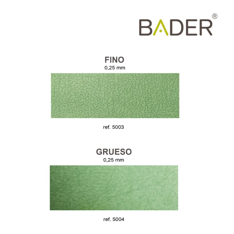 Cera Colado Rugosa Fina 0.25mm Verde BADER