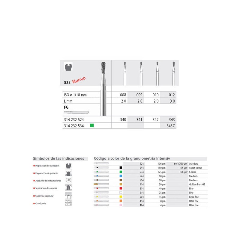 FG 343/6   822-012 FG DIAM. MEDIO 6U.
