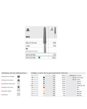 FG 123/6  886Z-018 FG DIAM. MEDIO 6U.