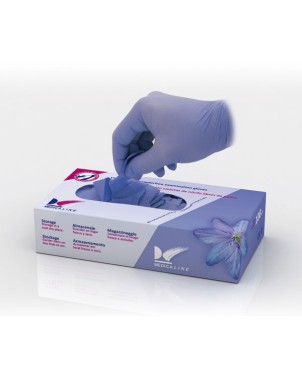 GUANTES NITRILO S/P VIOLETA PEQ. 100u
